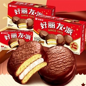 好丽友巧克力派204g