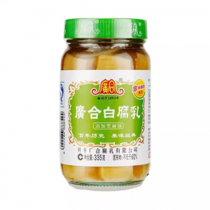 广合微辣腐乳335g瓶装