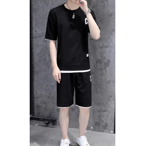 运动套装男士夏季套装（短袖+短裤）XXL码