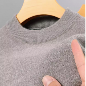 冬季毛衣男雪尼尔圆领加绒加厚保暖