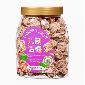 九制话梅干250g*1罐