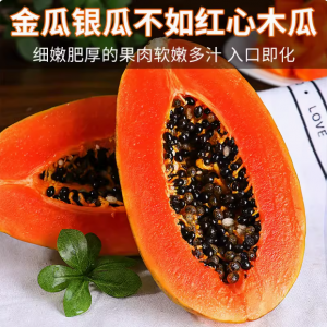 广西红心木瓜新鲜时令水果9斤装