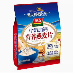 智力牛奶加钙燕麦片700克