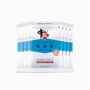 中盐未加碘低钠盐400g*4袋