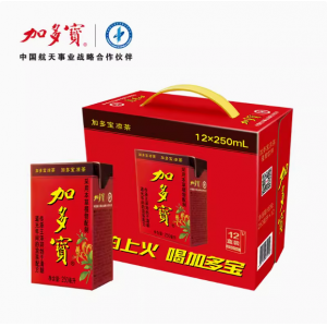 加多宝盒装凉茶250ml*12盒整箱