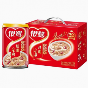 银鹭桂圆八宝即食粥360g*12