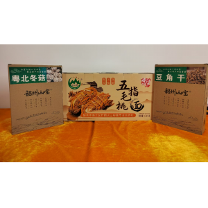 韶关特产 五指毛桃面 冬菇 豆角干